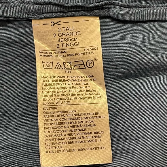 BANANA REPUBLIC Sleeveless Soft Satin Ruffled Dress in Indigo Fog Blue - Picture 5 of 5